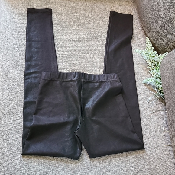 David Lerner The Classic Coated Brown Leggings - Picture 9 of 12